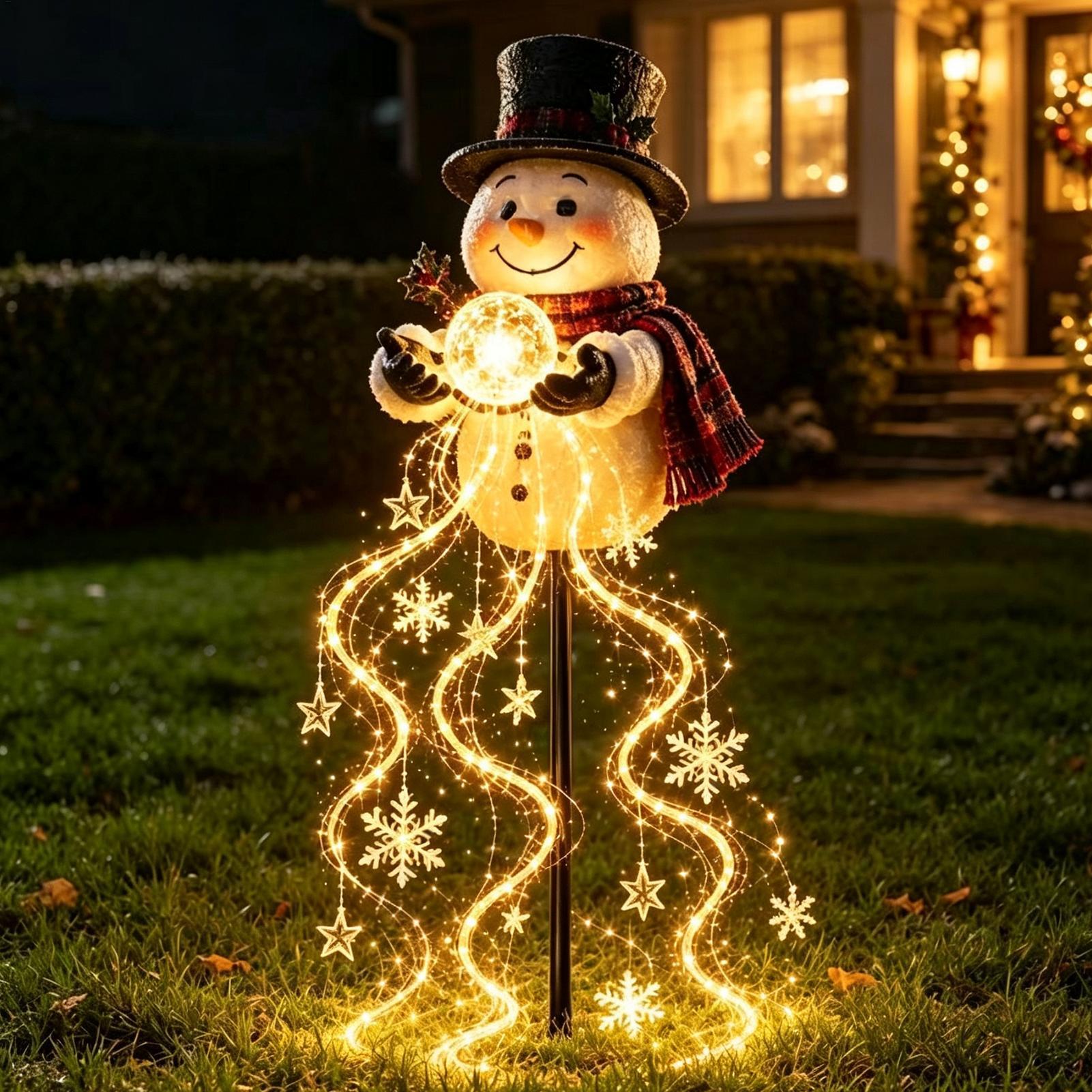 Outdoor Lighting Pathway - Noel Temalı Bahçe Aydınlatma Zinciri, 60