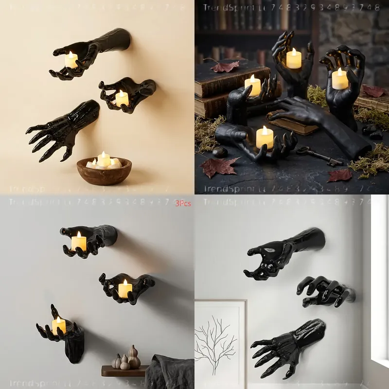 3 Adet Cadılar Bayramı Duvar D - Outdoor Lighting Black incelemesi ve fiyatı