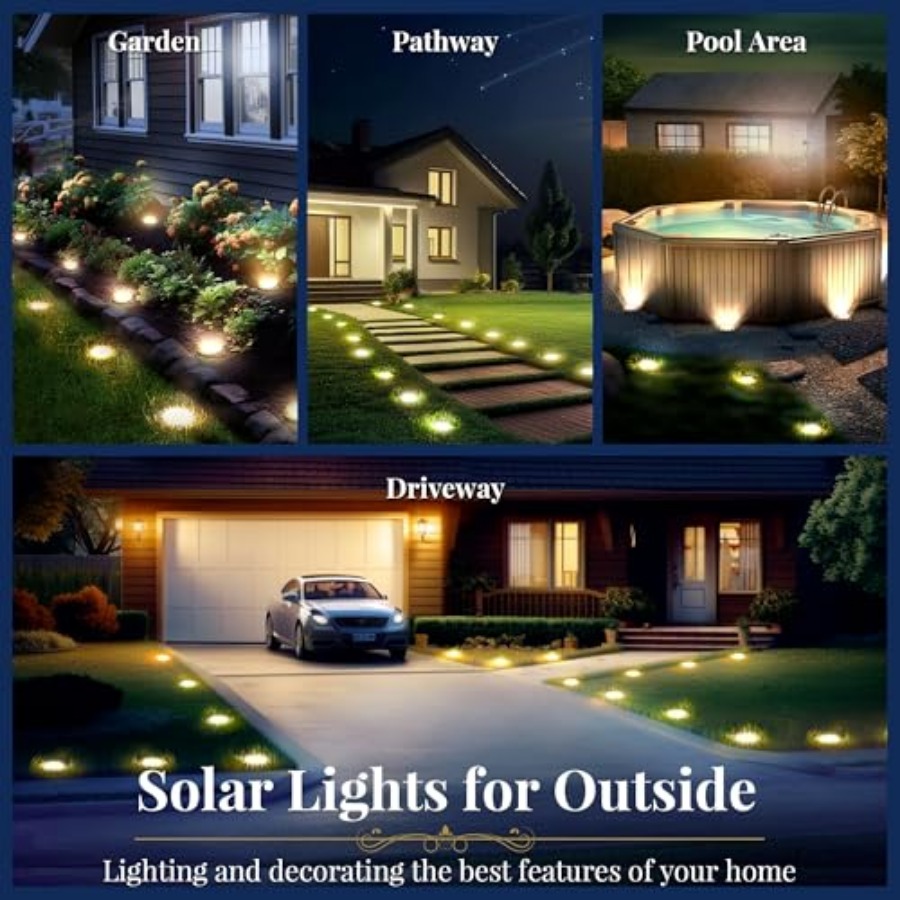 Güneş Enerjili Zemin Lambaları - Outdoor Lighting And Landscape incelemesi ve fiyatı