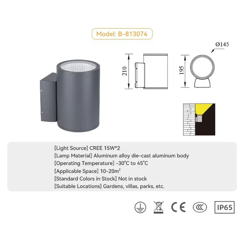 Orijinal Toptan Sınır Duvar La - Outdoor Lighting Waterproof incelemesi ve fiyatı